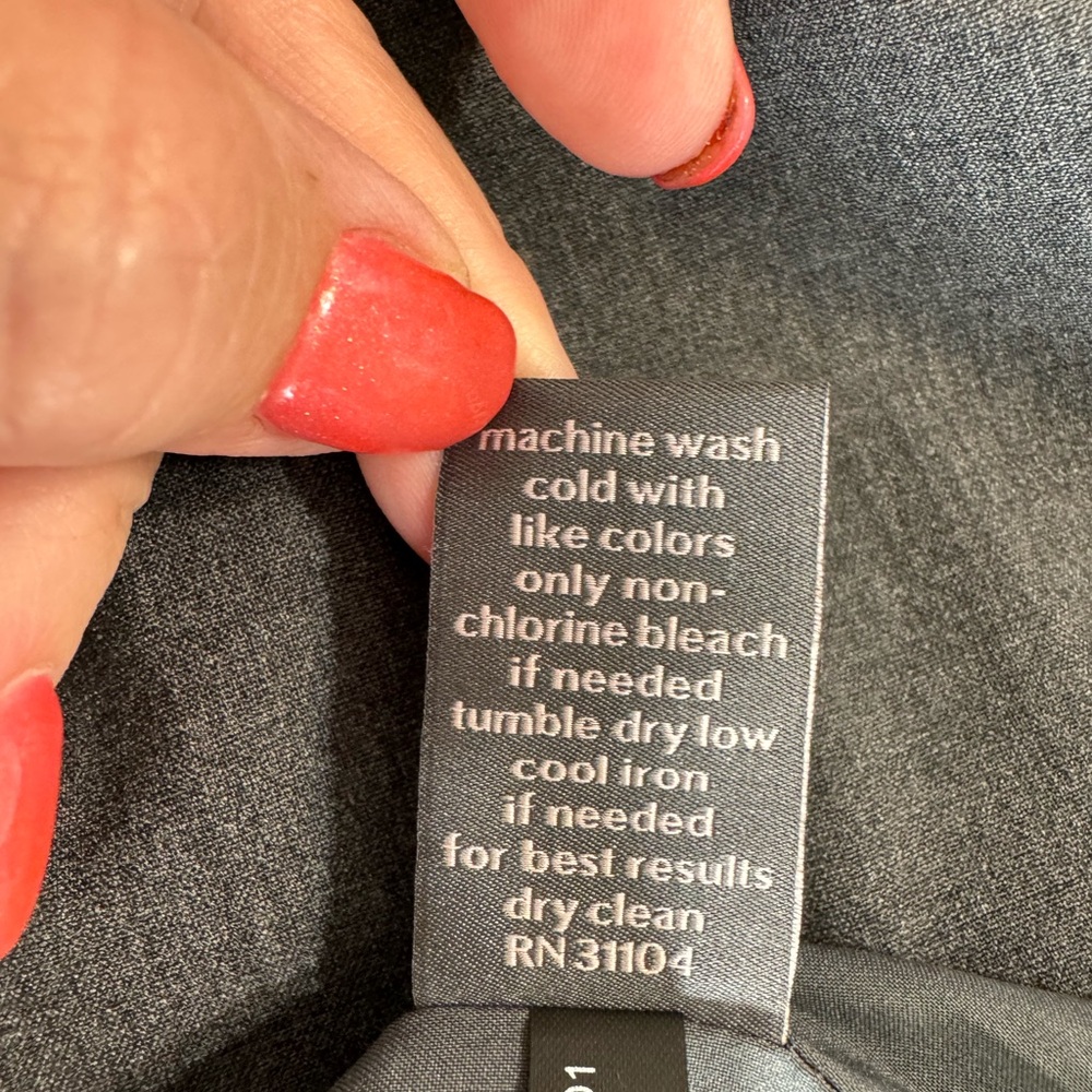 NWT RETAIL:  $69 THE LIMITED   GRAY  OFFICE/CAREER SKIRT  SIZE: 14    #Z - Picture 5 of 8